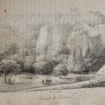 Οι καταρράκτες των Βοδενών, Cousinery M.E.M., Voyage dans la Macedoine, Παρίσι 1831.